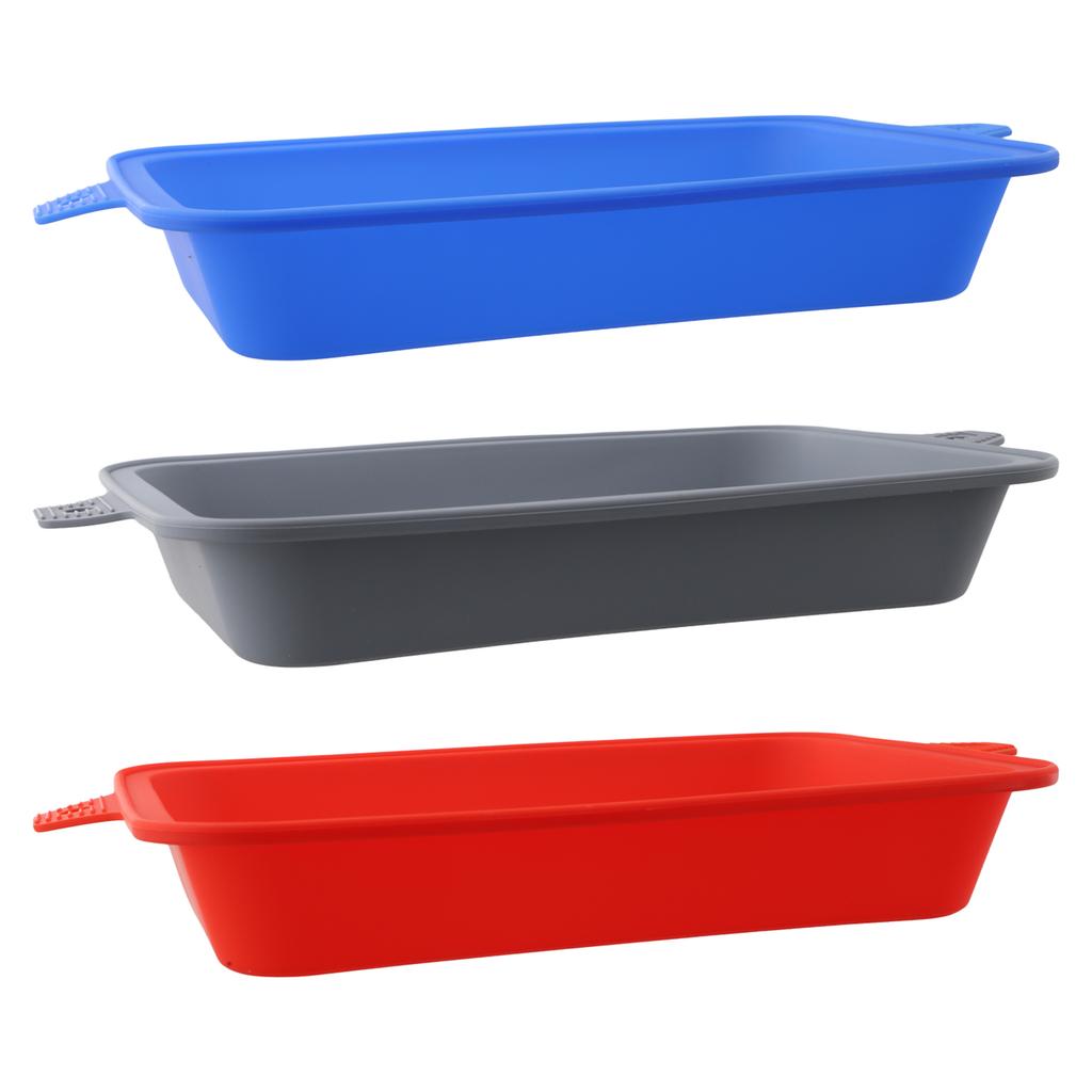 Silicone Drip Pan Liners 3 Pack for Weber Grills Offering Heat Resistance and Efficient Grease Collection for Outdoor Use
