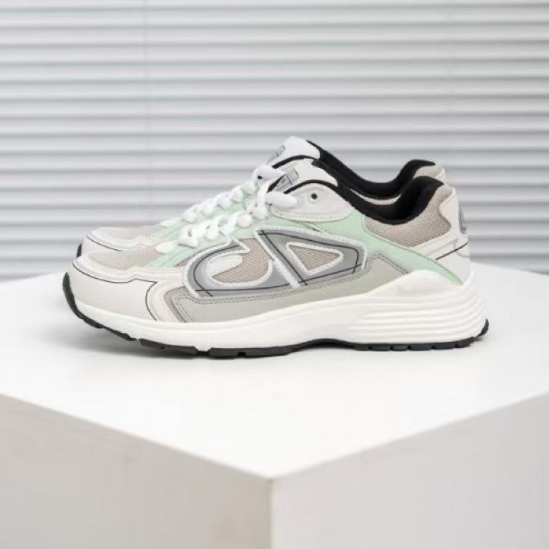 New versatile fashion casual men's and women's trend breathable sports shoes dad letter b30 heightening shoes