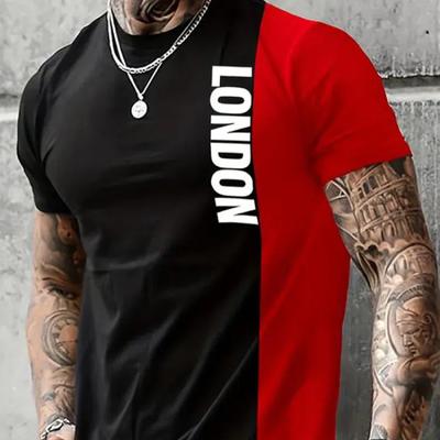 Ανδρικό T-shirt 2024 Καλοκαίρι, Καθημερινό, Casual, Μόδα, Αστικό, Street Style, Τρέξιμο, Άνετο, Ανδρικό, Κοντομάνικο Μπλούζα