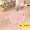 Realistic Chair Miniature Display Zakka Role Play Display for Dollhouses Enthusiasts, 1/12 Scale, Vintage Chair
