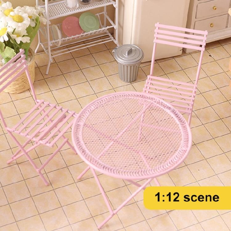 Realistic Chair Miniature Display Zakka Role Play Display for Dollhouses Enthusiasts, 1/12 Scale, Vintage Chair