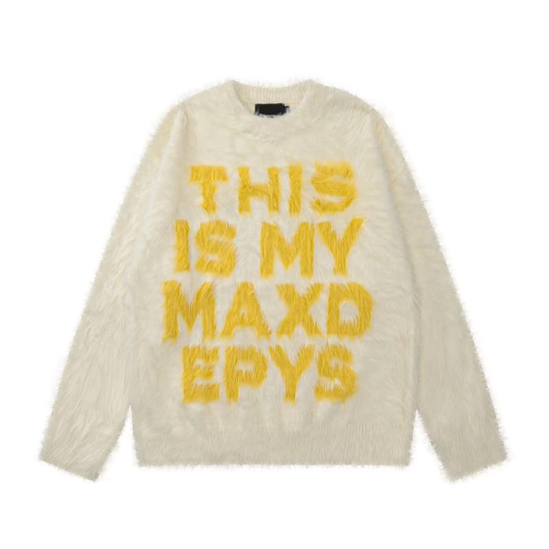 Washed Regular Winter Solid Color Youth Casual Long Sleeve Loose Round Neck Sweater