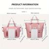Large Capacity Travel Duffel Bag - Pink Nylon Gym & Travel Tote, Lightweight Luggage Handbag, Versatile Sports Bag