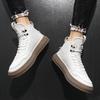 Fashion 2025 New Leather Men's Boots Fashion Outdoor Work Shoes Comfy Non-Slip Sneakers for Men Shoes High Quality Casual Designer Shoes
