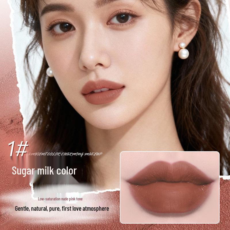 Raqi Soft Mist Charming Color Lip Glaze - Moisturizing, Long-lasting, Easy-to-Apply 2026 Lipstick Set