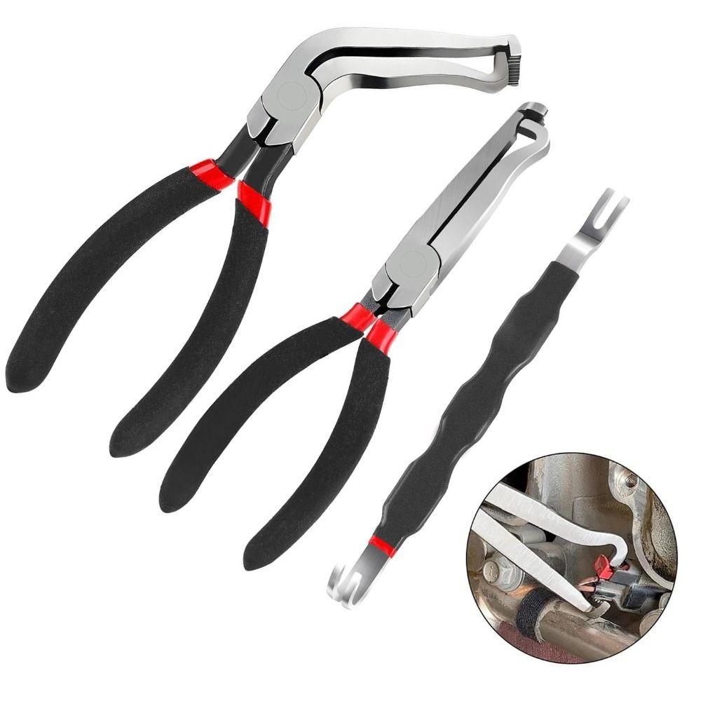 8" Electrical Disconnect Pliers 60-Degree Connector Separator Fuel Line Separator For Automotive