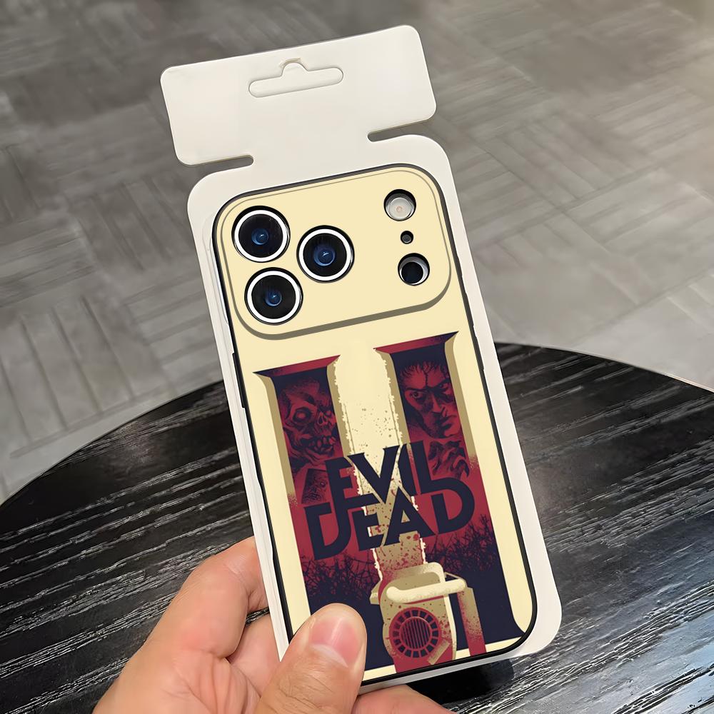 Horror Movie Evil Dead Phone Case For IPhone 17 Air 16 E Pro Max 15 14 13 Mini 12 Pro 11 Max Plus Black Soft Shell