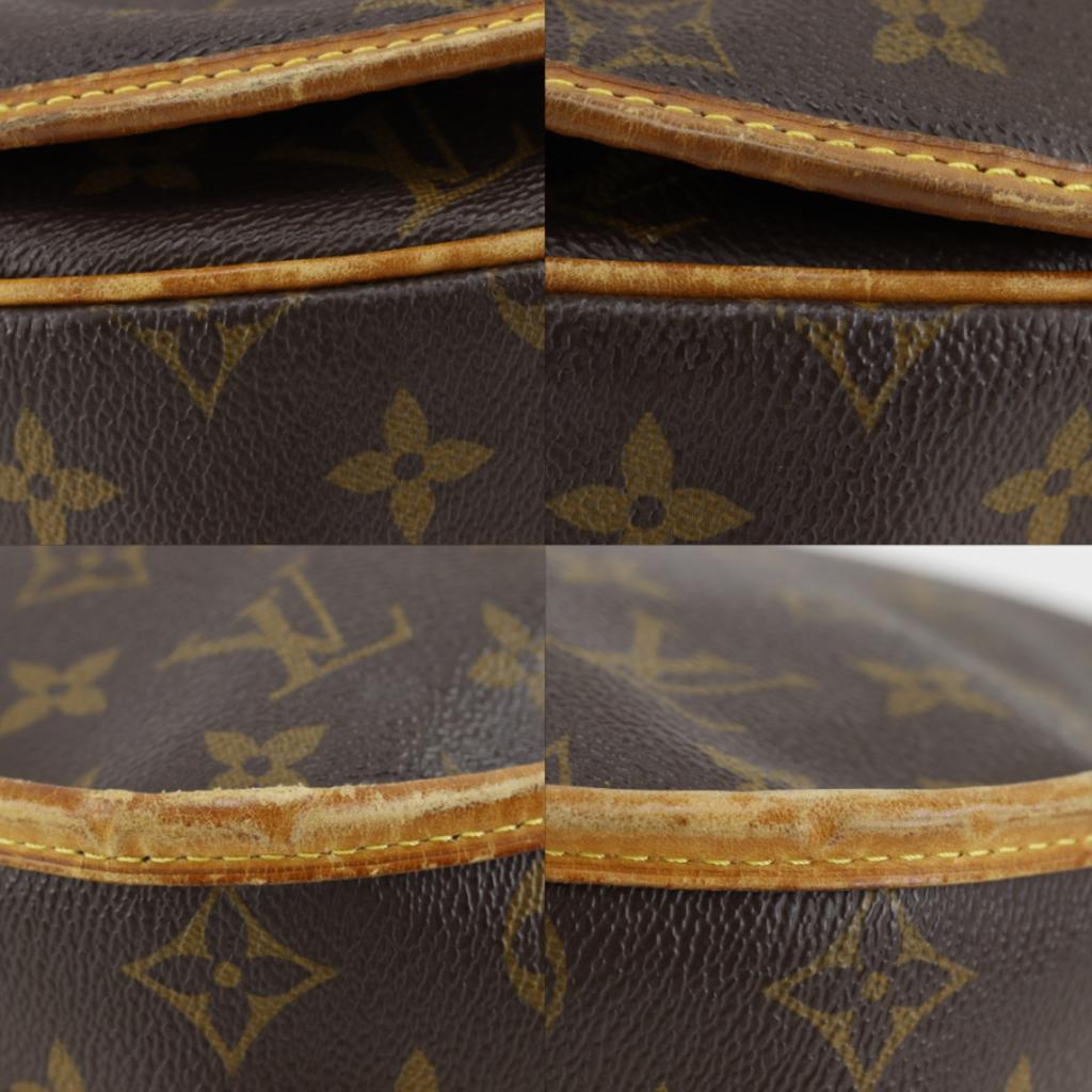 LOUIS VUITTON Menil Montan MM Shoulder Bag M40473 Brown Monogram canvas unisex Used