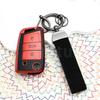 Leather Tpu Style Shell Fob Holder For Seat Ateca Leon Fr 2 Ibiza Car Key Case Cover For Vw Volkswagen Golf 7 Mk7 Tiguan Mk2