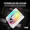 PC Cooling - Corsair - Co-9051029-ww - Icue Link Lx120 Rgb White Fan Starter Kit