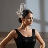 Haarschmuck Feder Netz Stirnband Einfarbige Vintage Elegante Fascinator Haarreif Kopfbedeckung Kreativ