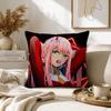 D-DARLING in the FRANXX Pillow Case for Sofa Living Room Home office Decor Protective Cover