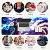 1Pc Electricity Power Battle Gaming Mouse Pad Keyboard Desk Mat Non-slip Rubber Lock Edge Waterproof Computer Mousepad for Office Home Decor Y135