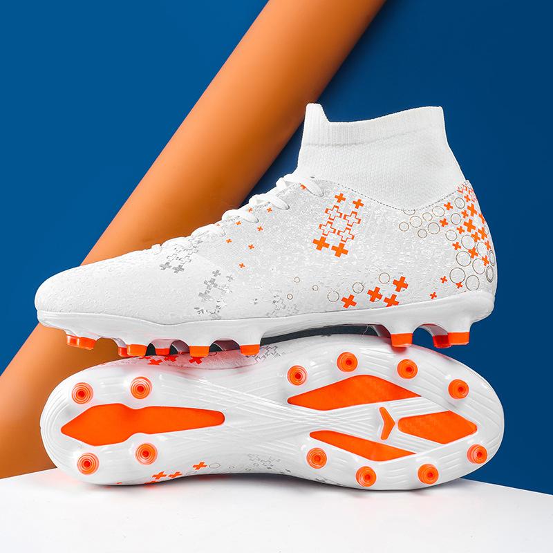 Football Shoes Men's High Top Spikes Shredded Nails Teens Students Boys Adult Large Size Training Amazon 2025