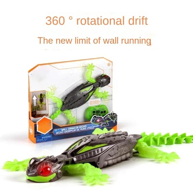 Electric Intelligent Gecko Bionic Crawler: Wall-Climbing Mechanical Robot Toy Gift with Rechargeable Remote Control