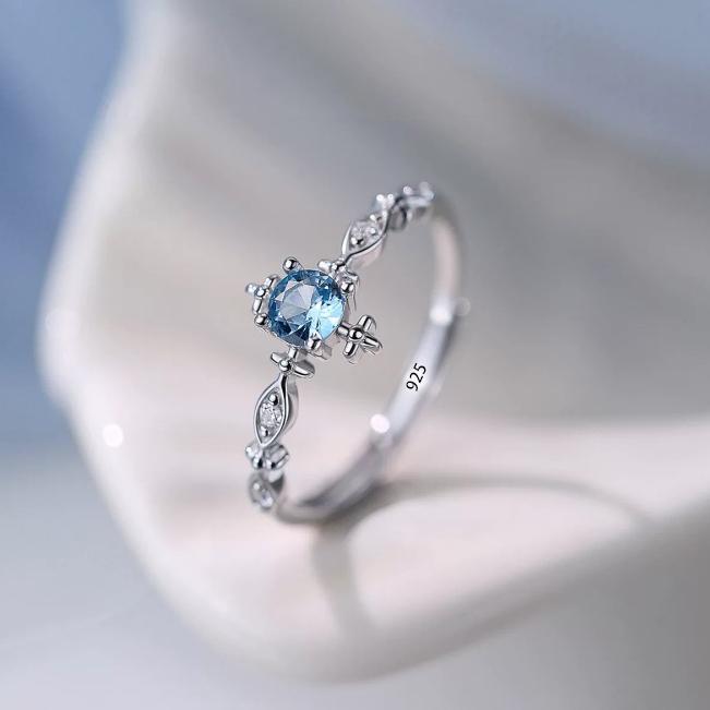 Ventfille   Kupfer Zirkon Kreuzring für Damen Minimalistisch Süß Koreanisch Elegant Niedlich Trend Schmuck Geschenk Dropshipping gray
