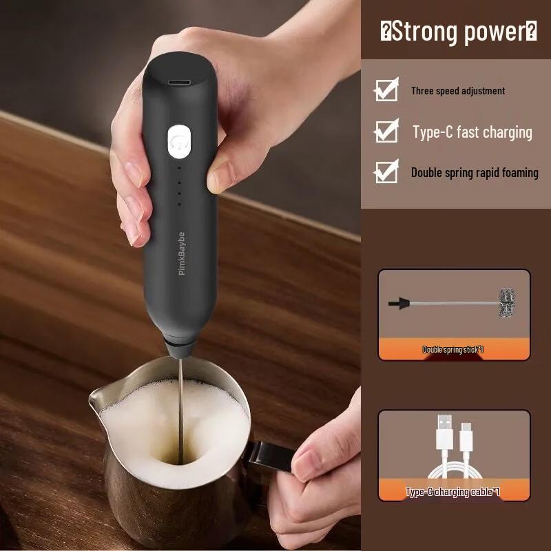 Lilang Electric Handheld Milk Frother Set