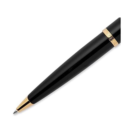 WATERMAN S0700380 Carene Black Sea GT Penna a Sfera, Media, a Base d'Olio. Presenta una silhouette slanciata, delicata ed elegante, una bellissima lucida