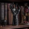 Black Matte Halloween Claws Decoration, Wall Mounted Creepy Hands, Spooky Claw Ornament, Gothic Photo Props Prop for Haunted House Party, Dark