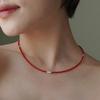 Red Cats Necklace #N040