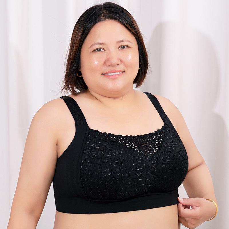 Plus Size Full Coverage Minimizer Bra with Side Support for Large Busts