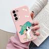 Case For Samsung Galaxy S22 S 22 Plus Ultra Phone Cover Cute Cartoon Candy Painted Soft TPU Coque For Samsung S24 S25 Plus Funda