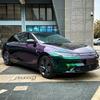 Car Sticker Diamond Purple&Gerrn Wrap Vinyl Film Color Change Film PET Bubble Free Decals Car Sticker Interior Exterior