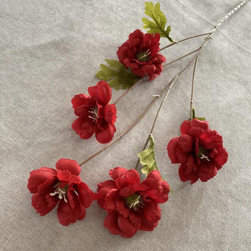 Hibiscus 5 Head Flowers For Wedding Ceremony And Reception Decorations