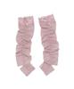 NOFFICIALNOFFICE Lace Trim Shirt Leg Warmer Pink