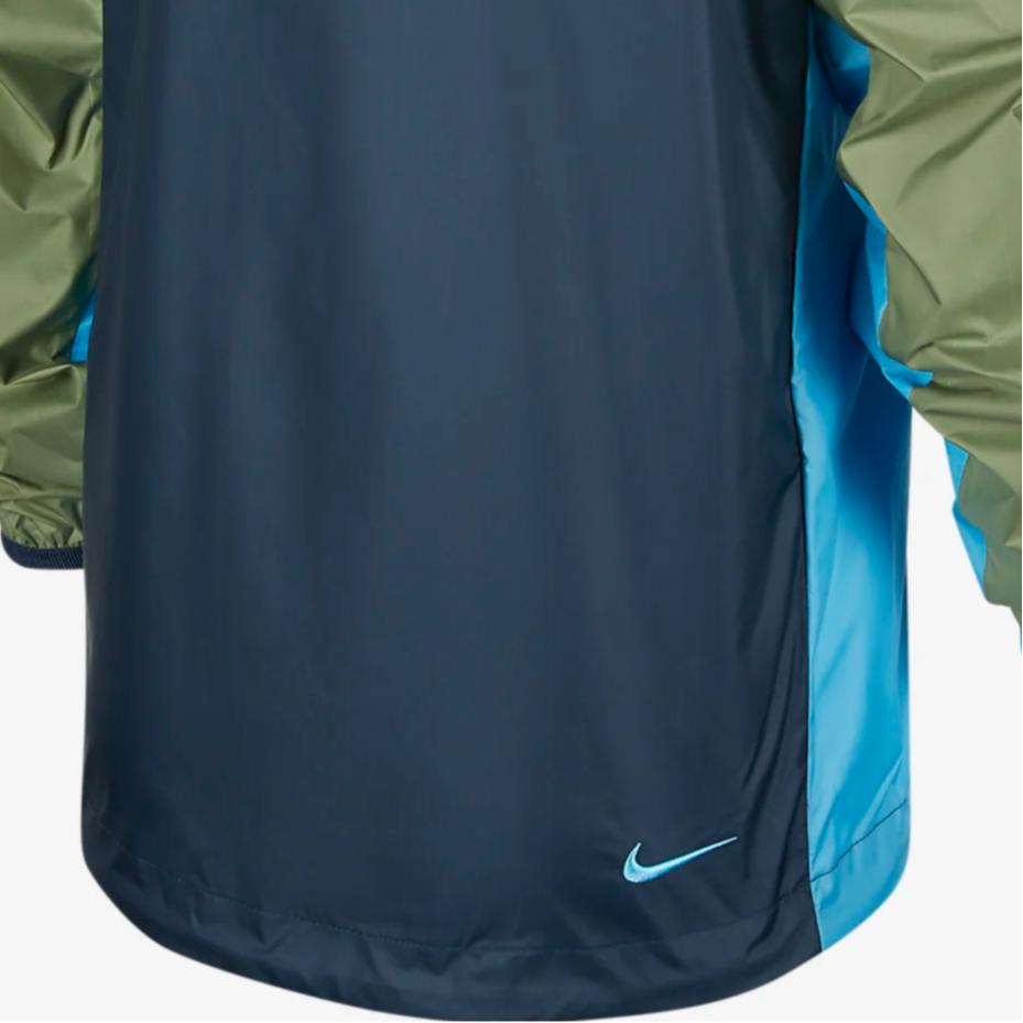 Nike Jacket Sportswear Comfortable Skin-Friendly Breathable Minimalist Unisex Jackets Deep-Sea-Blue Oil-Green Baltic-Blue FD3149478