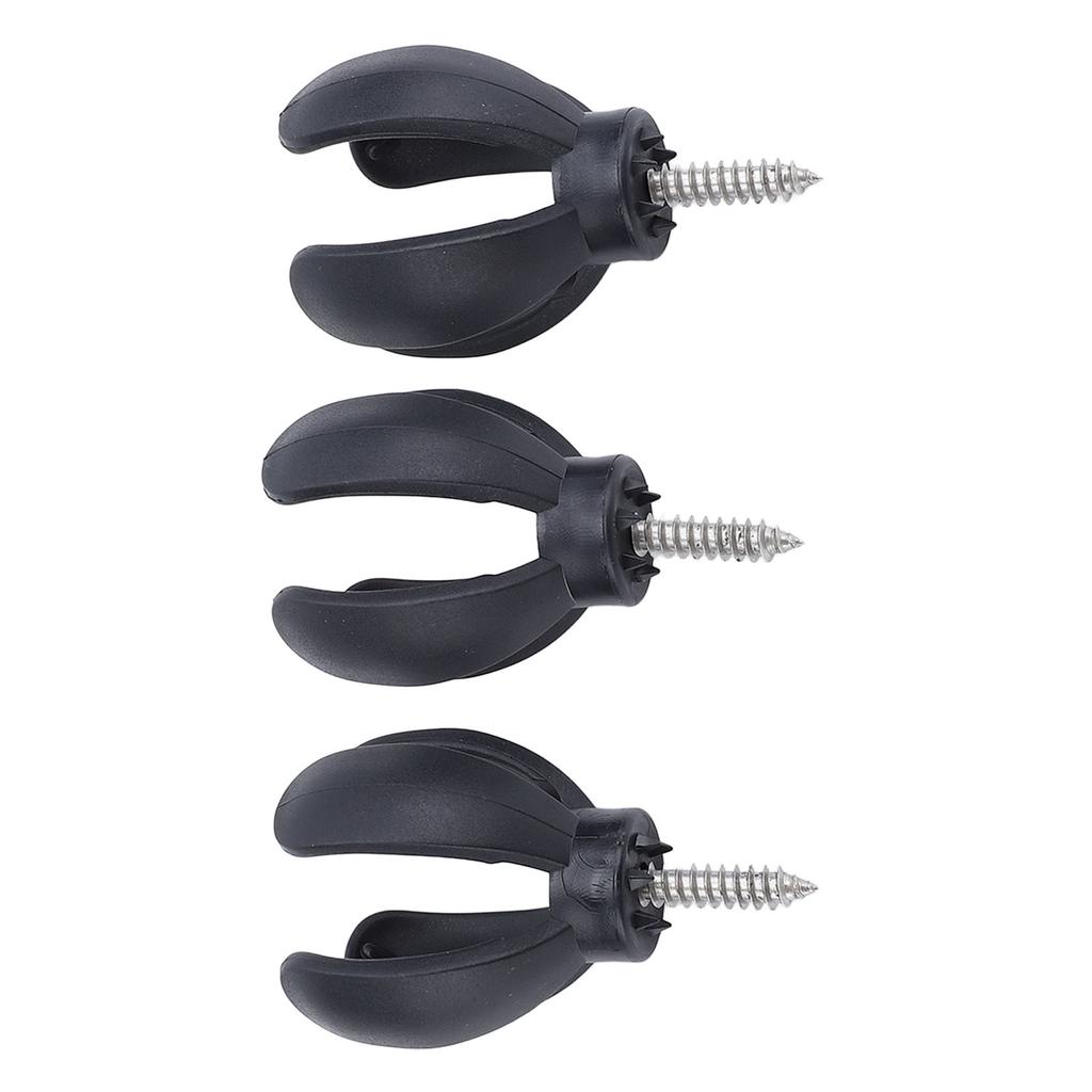 3pcs 4 Claw Golf Ball Retriever Grabber Pick Up Back Saver Claw Put On Putter Grip for Golf Screws Tool