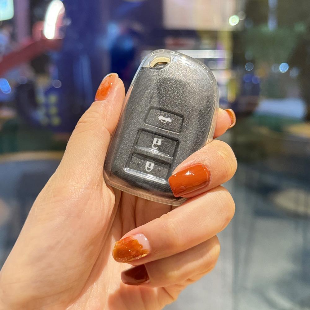 Für Toyota Prado Yaris Vios Previa Protector Shell Keyless Auto Zubehör 2 3 Tasten TPU Auto Schlüssel Fall Abdeckung