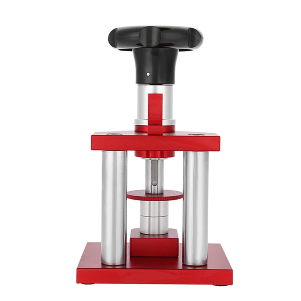 Screw Type Precise Crystal Bezel Watch Back Case Cover Press Tool with 20 Dies Pressing Repair