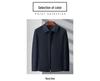 Men's Wool Lapel Jacket - Casual, Loose Fit for Spring & Autumn (Middle-Aged & Elderly)