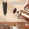 Stainless Steel Milk Frothing Wand with Detachable Whisk Heads Automatic Stirring Function Suitable for Coffee Eggs