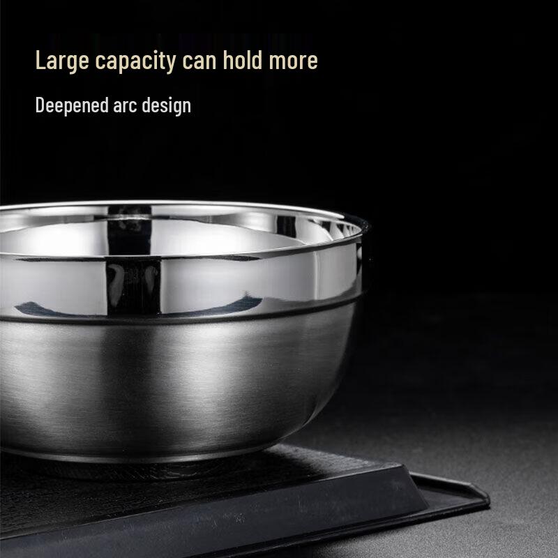 HUIHUADU Double-Wall Stainless Steel Noodle Bowl
