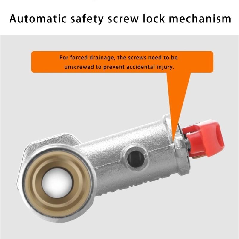 Valvole di Sicurezza Universali per Scaldabagni Elettrici Sostituzione Valvole di Sicurezza per Sistemi Scaldabagni Facili da Usare