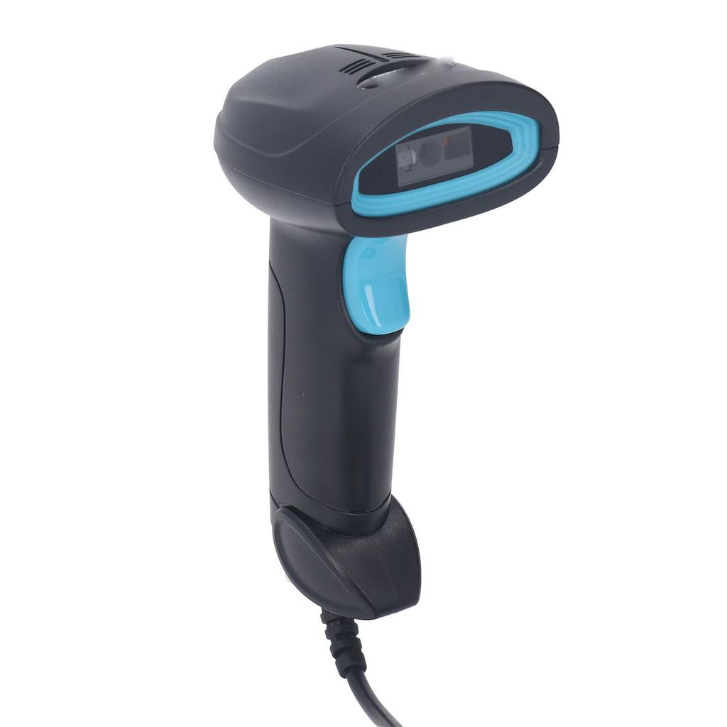 Kabelgebundener Barcode-Scanner Hohe Genauigkeit Schnelle Reaktion Intelligente Sprachausgabe QR-Code-Leser für Inventur Supermarkt Lager