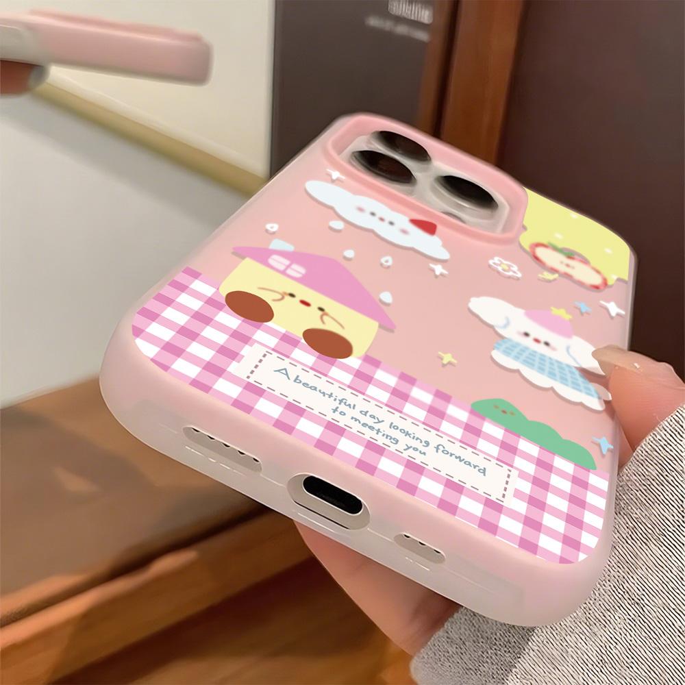 Malt telefondeksel til iPhone 15 11 13 14 for 15 16 Pro Max 12 13 16 Pro Søtt Fasjonabelt Morsomt Lanyard-telefondeksel Siste Toppselgende Anbefalinger