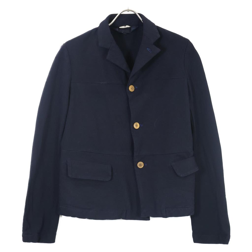 COMMEdesGARCONS COMMEdesGARCONS Navy Button Front Jacket Jacket MUsed