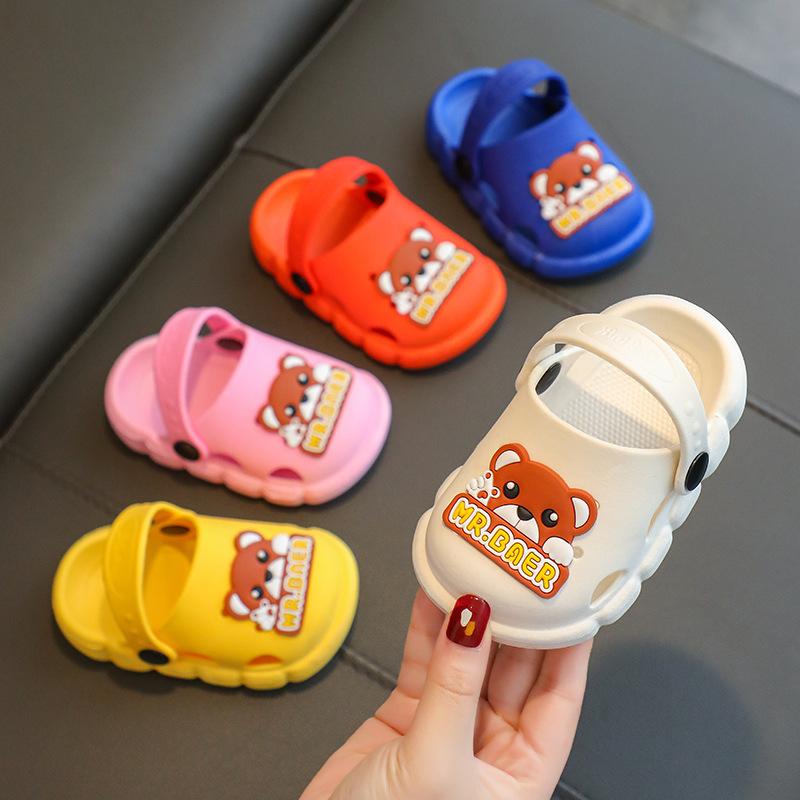 

Летние новые детские тапочки, пляжные тапочки Crocs для детей и тапочки для мальчиков 18-19 розовый