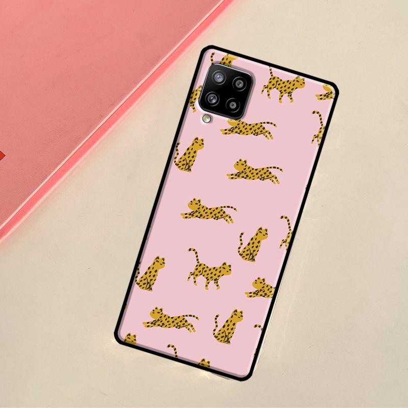 Tigers Cheetah Print Case For Samsung Galaxy A33 A22 A32 A52 A15 A16 A05 A26 A36 A56 A53 A13 A34 A54 A14 A35 A55