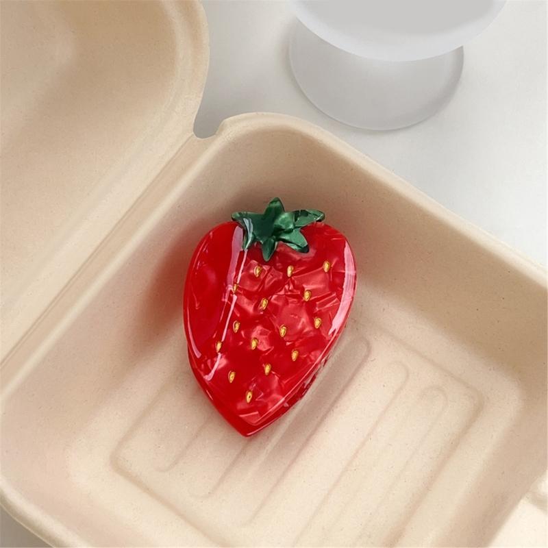 Unique Fruit Theme Large Hair Claw Clip Ponytail Claw Hair Holder Barrettes Hair Adornment Hair Ornaments