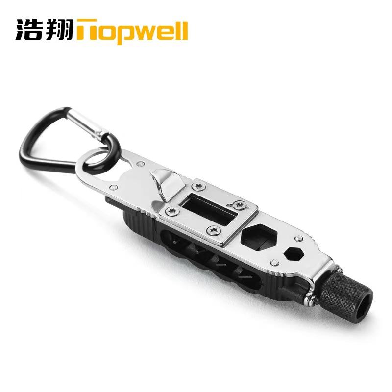 Multifunctional Mini Screwdriver Outdoor Keychain Shape Screwdrivers Portable Steel Repair Multi-function Combination Tool