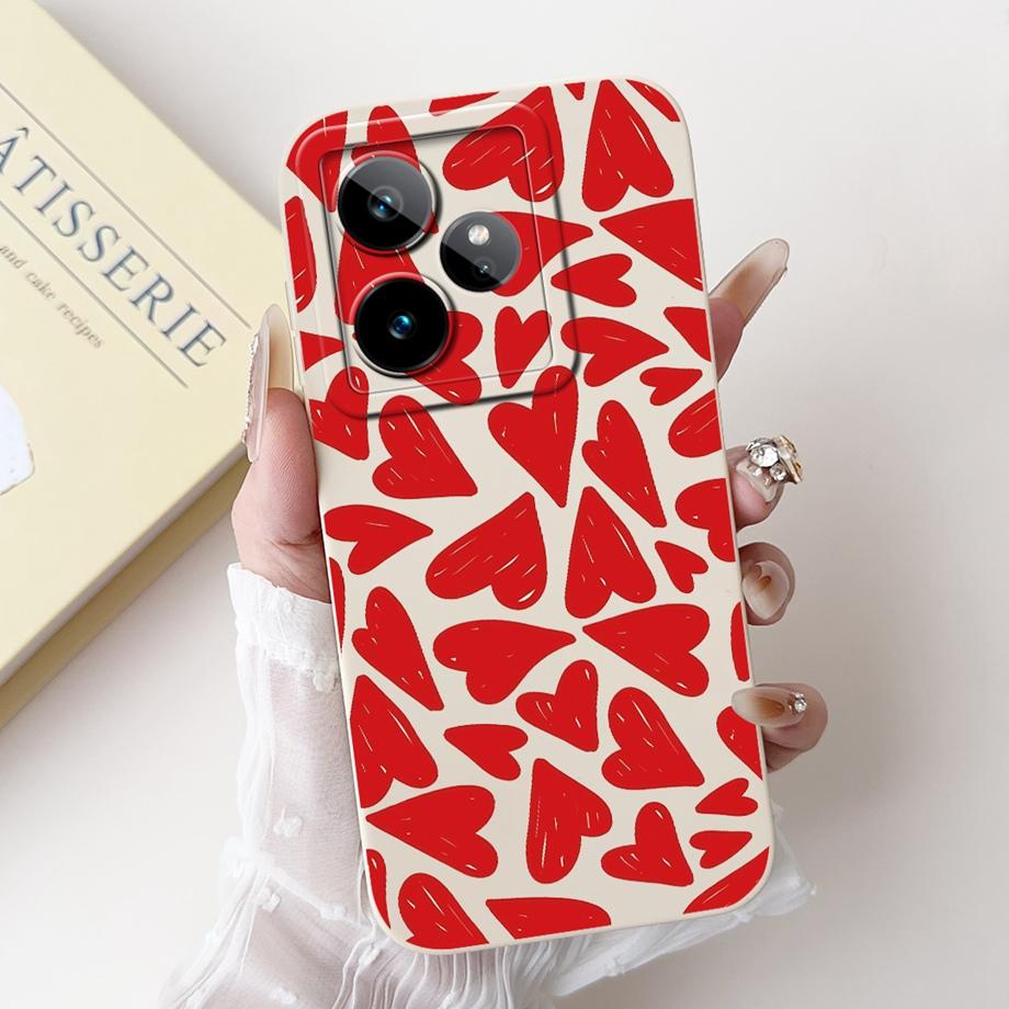 For Realme GT 7 5G Case RMX5061 Cute Cartoon Fashion Painted Cover Soft Silicone Case For Realme GT7 Pro GT 7 Pro 7T GT7T Fundas