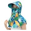 Fashion Quick Dry Face Mask Sun Hat Anti Uv Breathable Fisherman Hat Wide Brim Adjustable Tea Picking Work Hat Summer