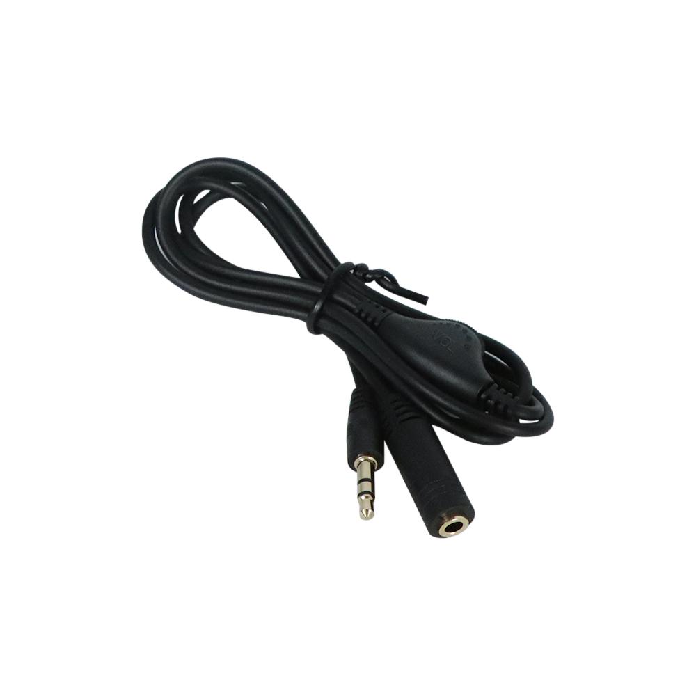 3.5mm Jack AUX Male to Female Adapter Extend Extension Cable Audio Stereo Cord with Volume Control Earphone Headphone WireGood product