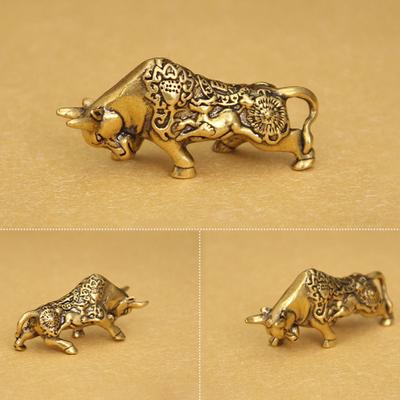 Ozdoba čínského zvěrokruhu Hladký mosazný přívěsek na klíče Šperk DIY Přívěsek Ozdoba na tašku