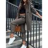Autumn Winter Women's Hooded Jacket Trousers Suit Casual Everyday Joker Two-Piece Set