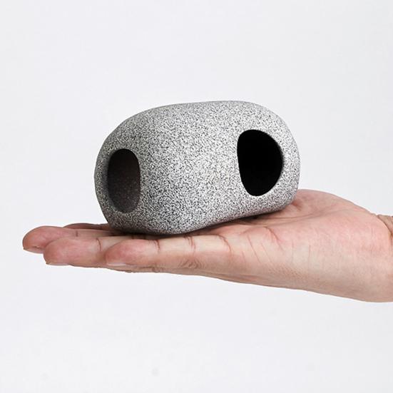 Yousheng Rock Cave Smooth Edge Aquarium Decoration Clay Hiding Breeding Fish Rock House Fish Tank